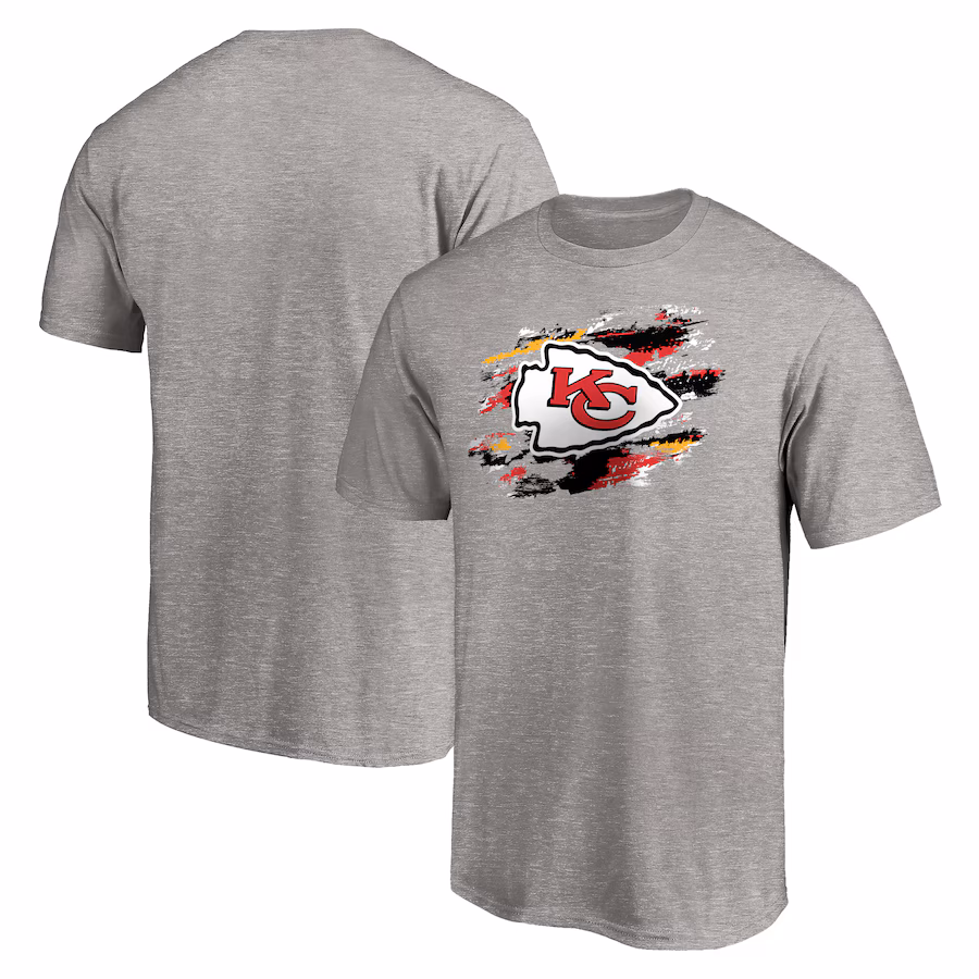 Men's Kansas City Chiefs Heather Gray True Color T-Shirt - Jersey