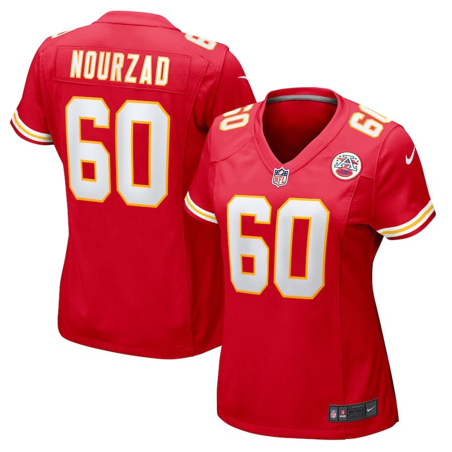 Women's Kansas City Chiefs Hunter Nourzad Nike Red Game Jersey - Jersey