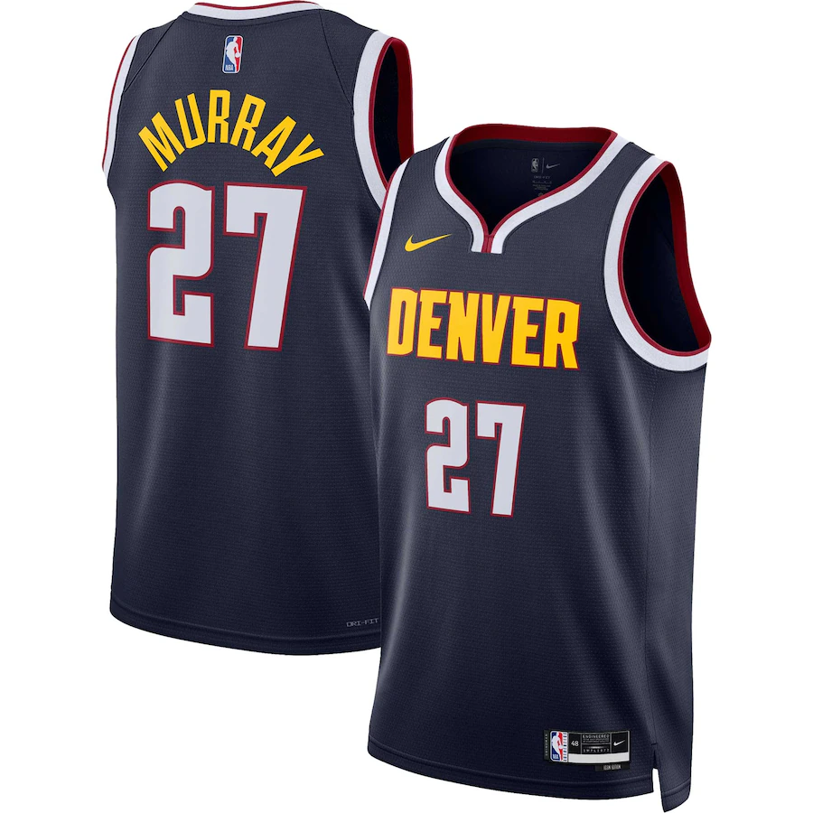 Unisex Denver Nuggets Jamal Murray Nike Navy Swingman Jersey - Icon Edition - Jersey