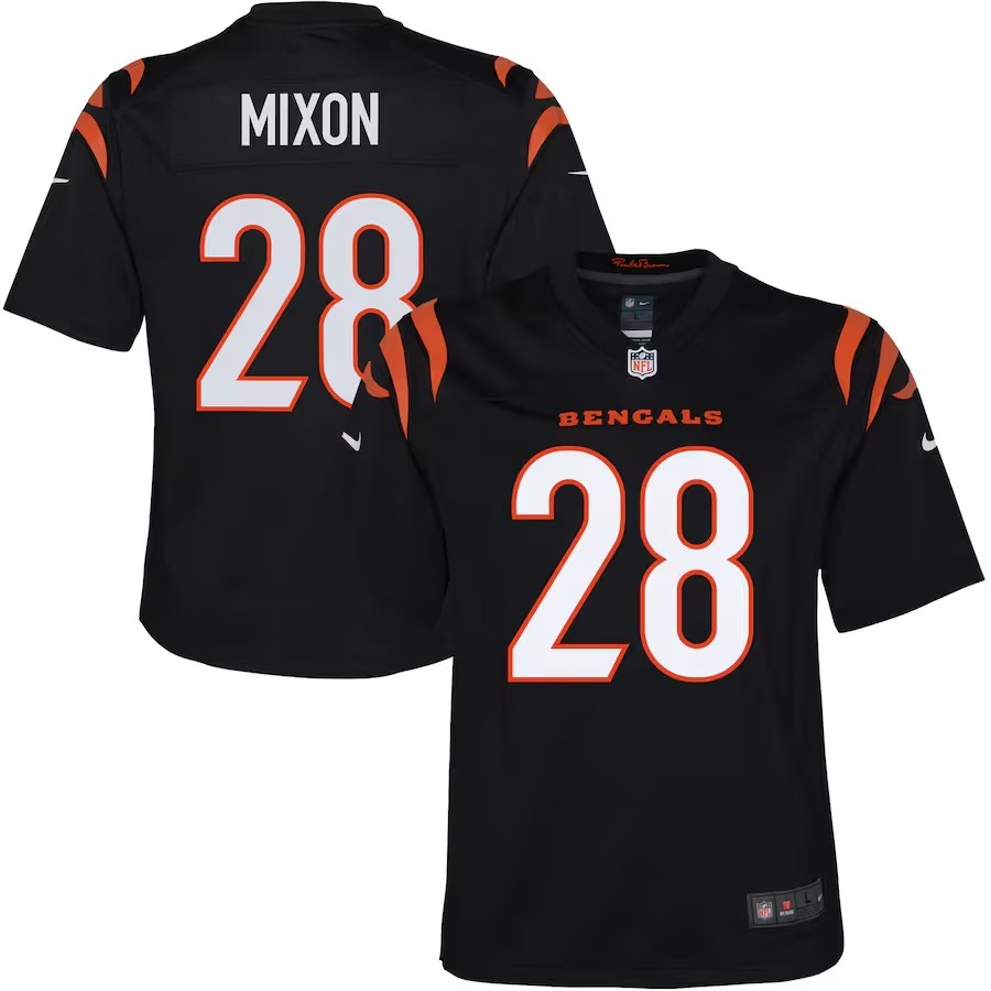 Youth Cincinnati Bengals Joe Mixon Nike Black Game Jersey - Jersey