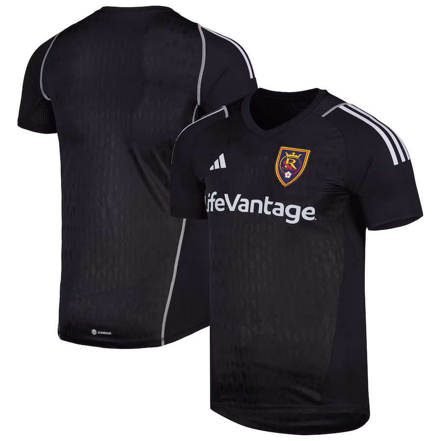 Men's Real Salt Lake adidas Black 2023 Replica Goalkeeper Jersey - Jersey