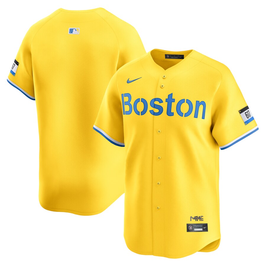 Men's Boston Red Sox  Nike Gold City Connect Limited Jersey - Jersey