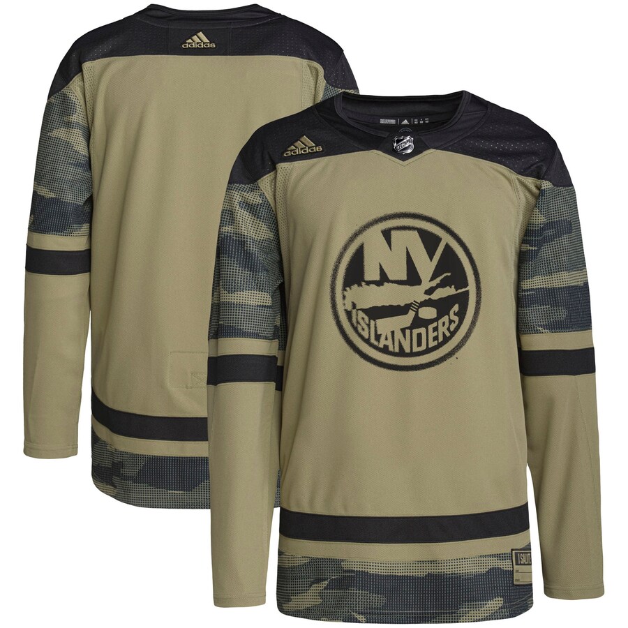 Men's New York Islanders adidas Camo Military Appreciation Team Authentic Practice Jersey - Jersey