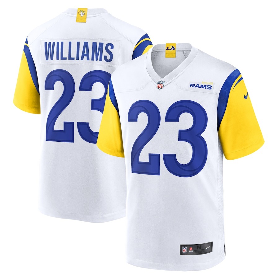 Men's Los Angeles Rams Kyren Williams Nike  White  Game Jersey - Jersey