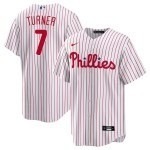 Men's Philadelphia Phillies Trea Turner Nike White Home Replica Player Jersey - Jersey