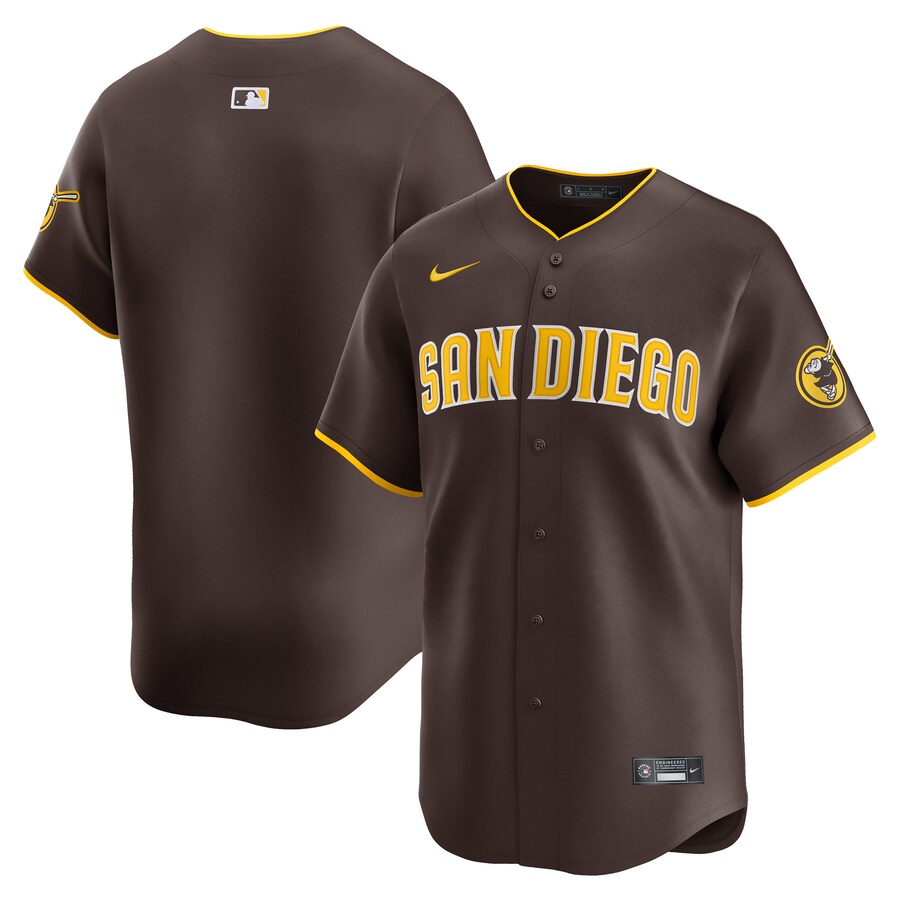 Men's San Diego Padres  Nike Brown Away Limited Jersey - Jersey