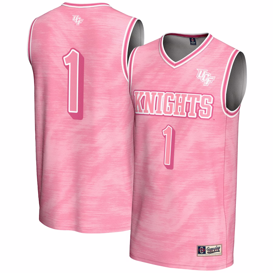 #1 UCF Knights GameDay Greats Youth Lightweight Basketball Fashion Jersey - Pink - Jersey