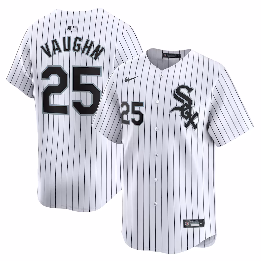 Men's Chicago White Sox Andrew Vaughn Nike White Home Limited Player Jersey - Jersey