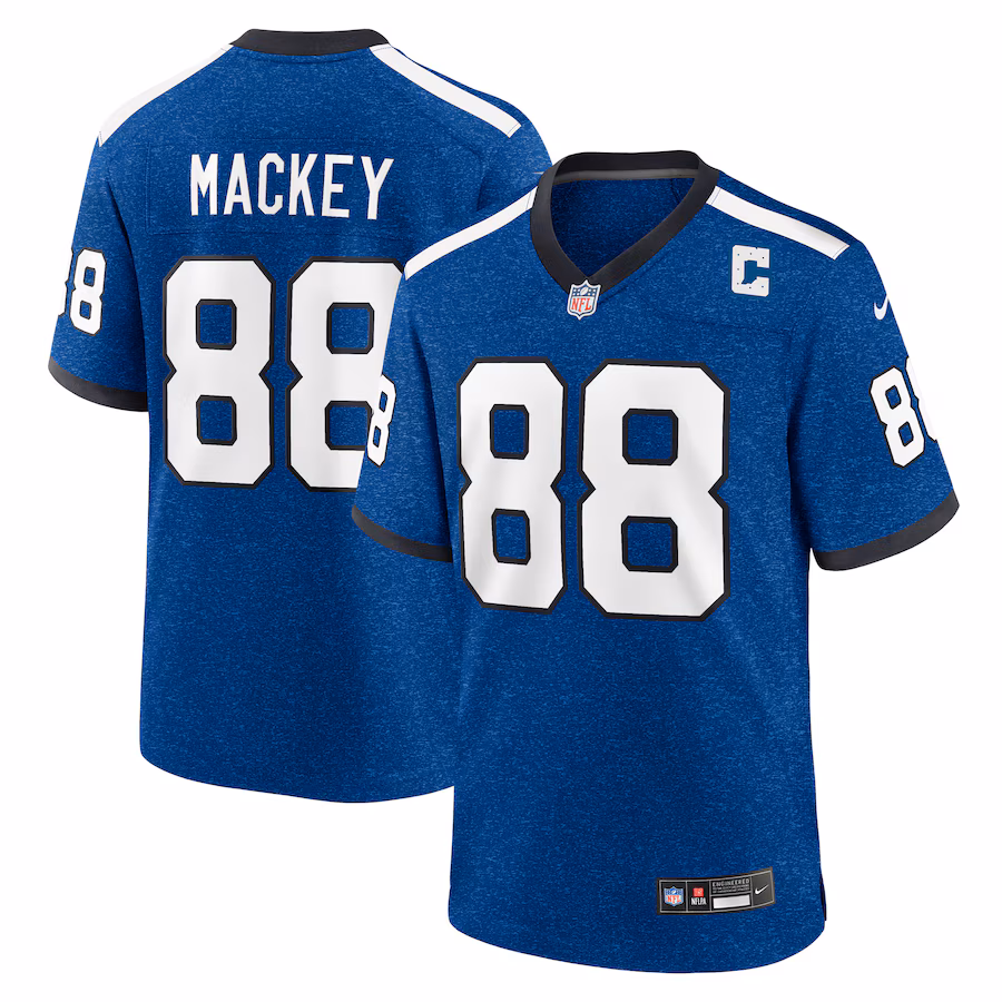Men's Indianapolis Colts John Mackey Nike Blue Retired Player Alternate Game Jersey - Jersey