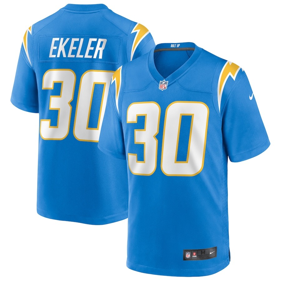 Men's Los Angeles Chargers Austin Ekeler Nike Powder Blue Game Player Jersey - Jersey