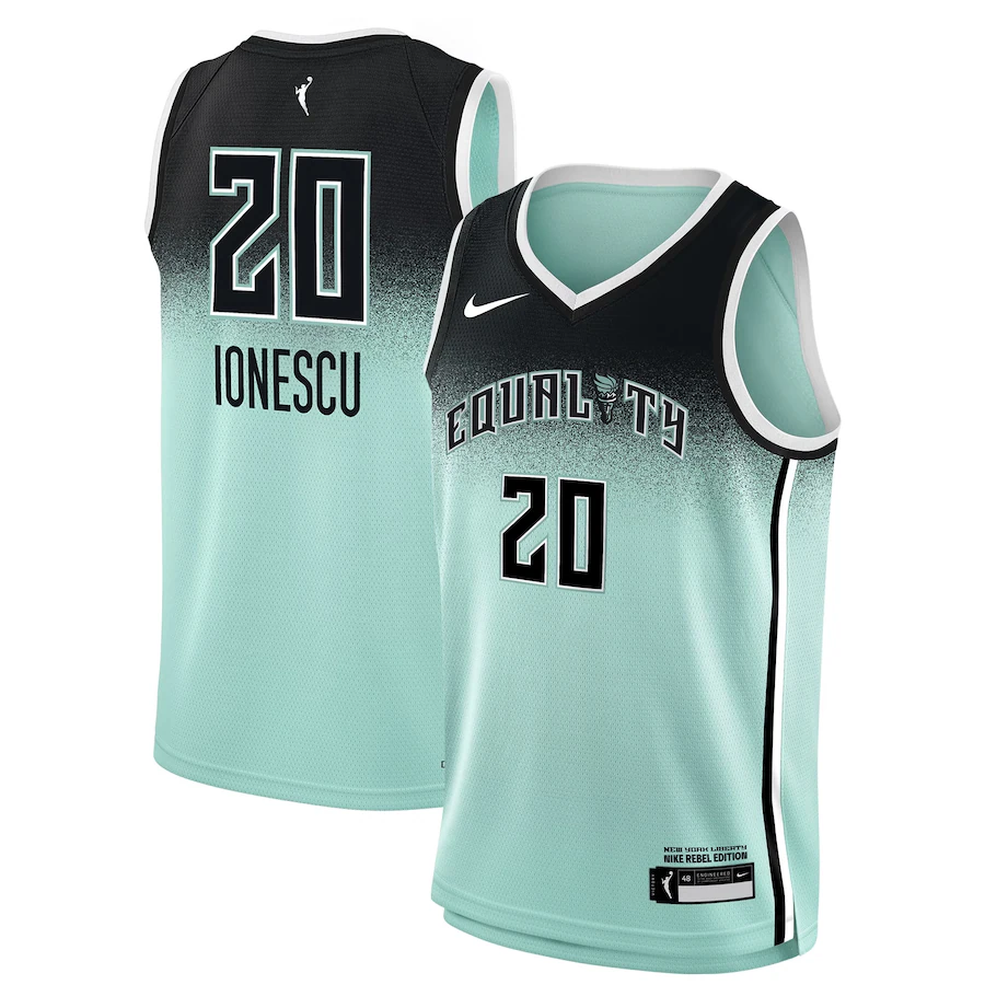 Youth New York Liberty Sabrina Ionescu Nike Mint 2023 Rebel Edition Victory Player Jersey - Jersey