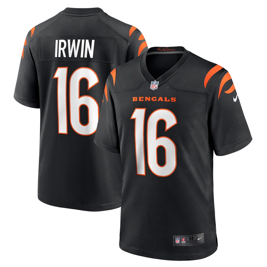 Men's Cincinnati Bengals Trenton Irwin Nike Black Game Player Jersey - Jersey
