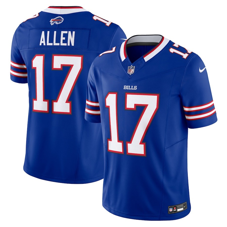 Men's Buffalo Bills Josh Allen Nike Royal Vapor F.U.S.E. Limited Jersey - Jersey