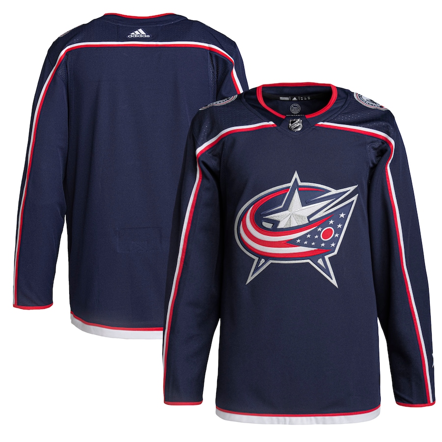 Men's Columbus Blue Jackets adidas Navy Home Primegreen Authentic Jersey - Jersey