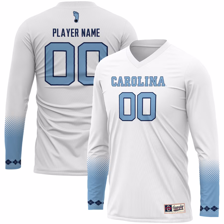 North Carolina Tar Heels GameDay Greats Youth Pick-A-Player NIL Women's Volleyball Jersey - White - Jersey