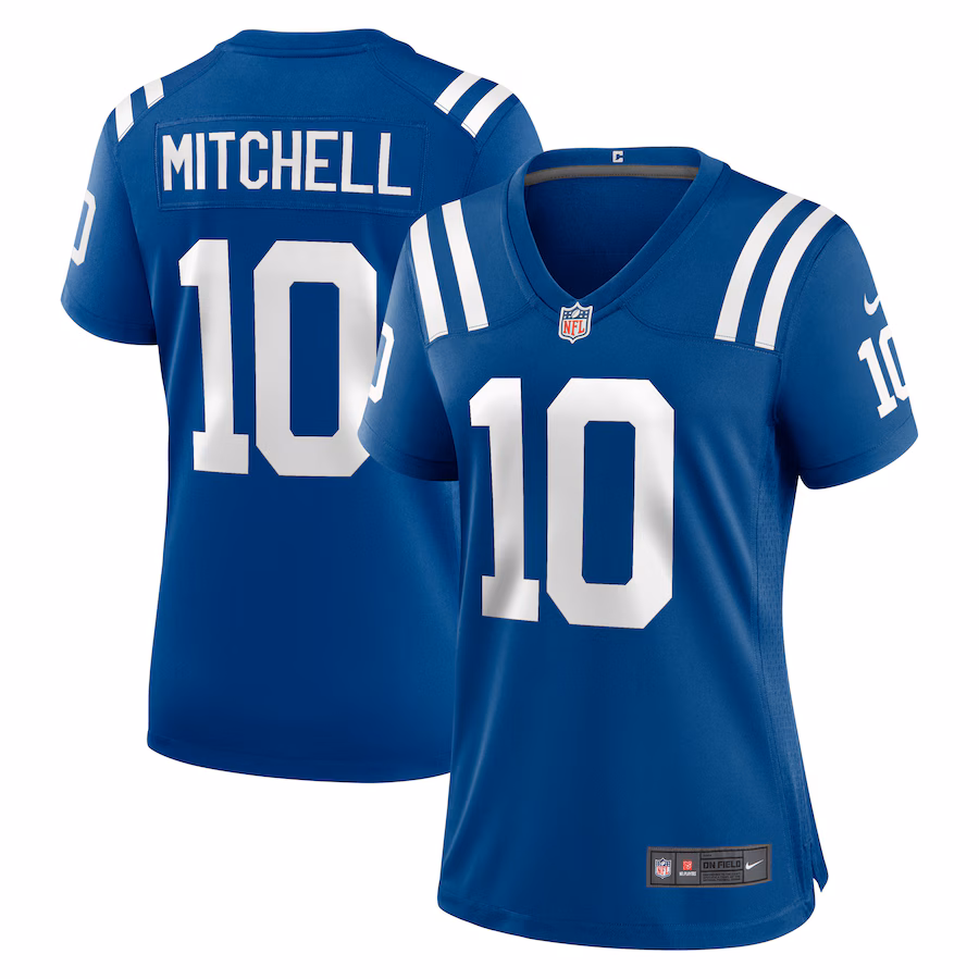 Women's Indianapolis Colts Adonai Mitchell Nike  Royal Game Jersey - Jersey