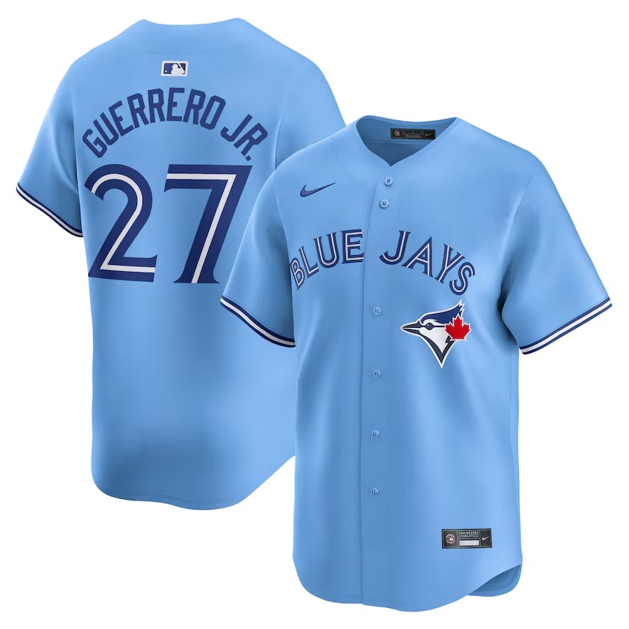 Men's Toronto Blue Jays Vladimir Guerrero Jr. Nike Powder Blue Alternate Limited Player Jersey - Jersey