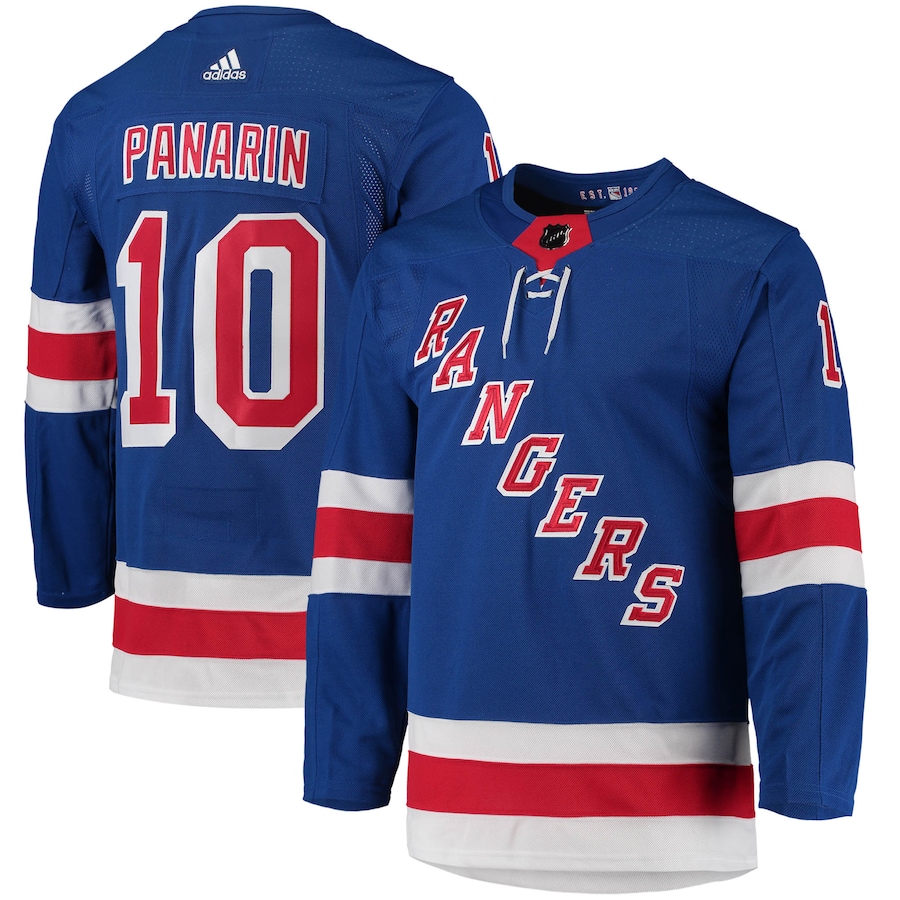 Men's New York Rangers Artemi Panarin adidas Blue Home Primegreen Authentic Pro Player Jersey - Jersey