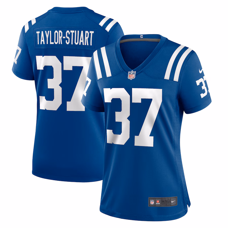Women's Indianapolis Colts Isaac Taylor-Stuart Nike  Royal Team Game Jersey - Jersey