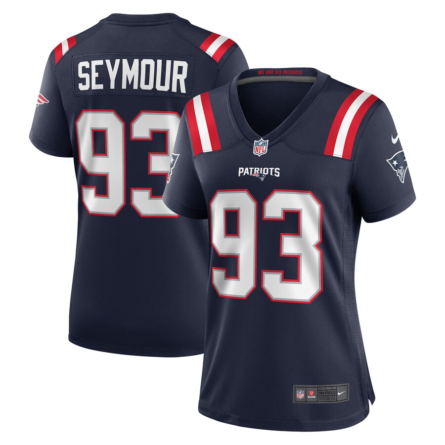 Women's New England Patriots Richard Seymour Nike Navy Retired Player Game Jersey - Jersey