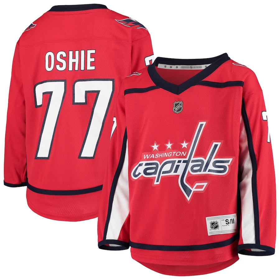 Youth Washington Capitals TJ Oshie Red Home Player Replica Jersey - Jersey