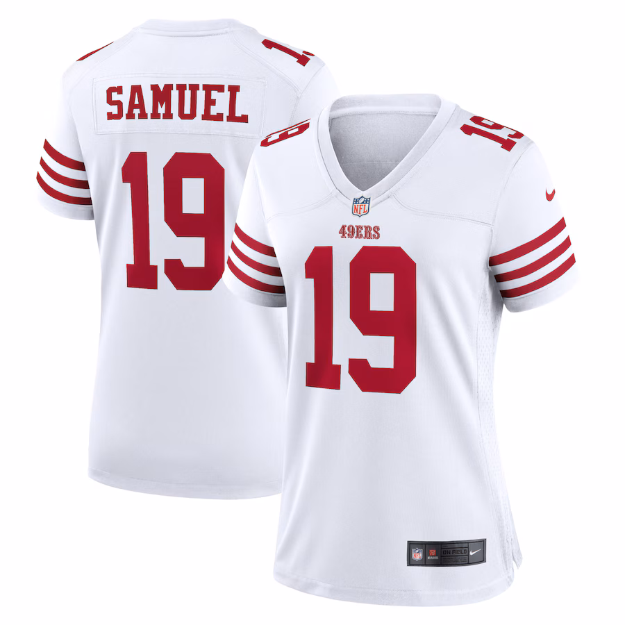 Women's San Francisco 49ers Deebo Samuel Nike White Player Jersey - Jersey