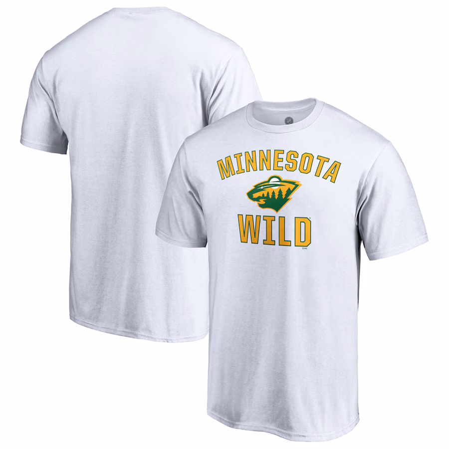Men's Minnesota Wild White Special Edition Victory Arch T-Shirt - Jersey