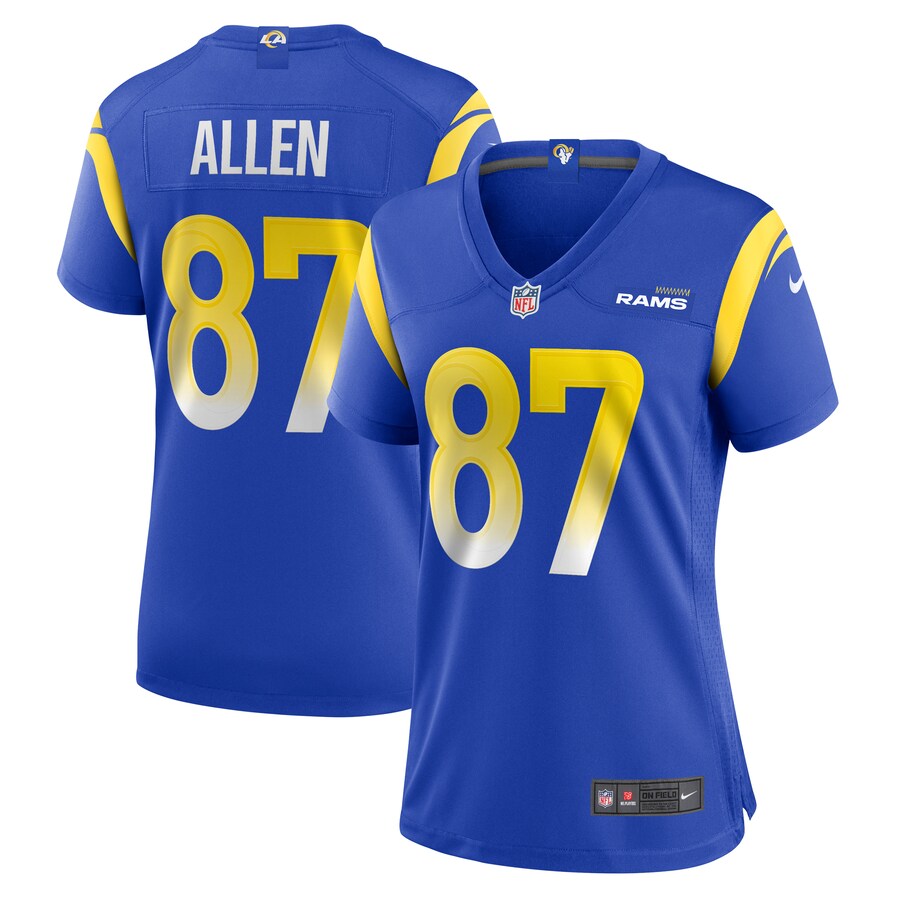 Women's Los Angeles Rams Davis Allen Nike Royal Home Game Jersey - Jersey