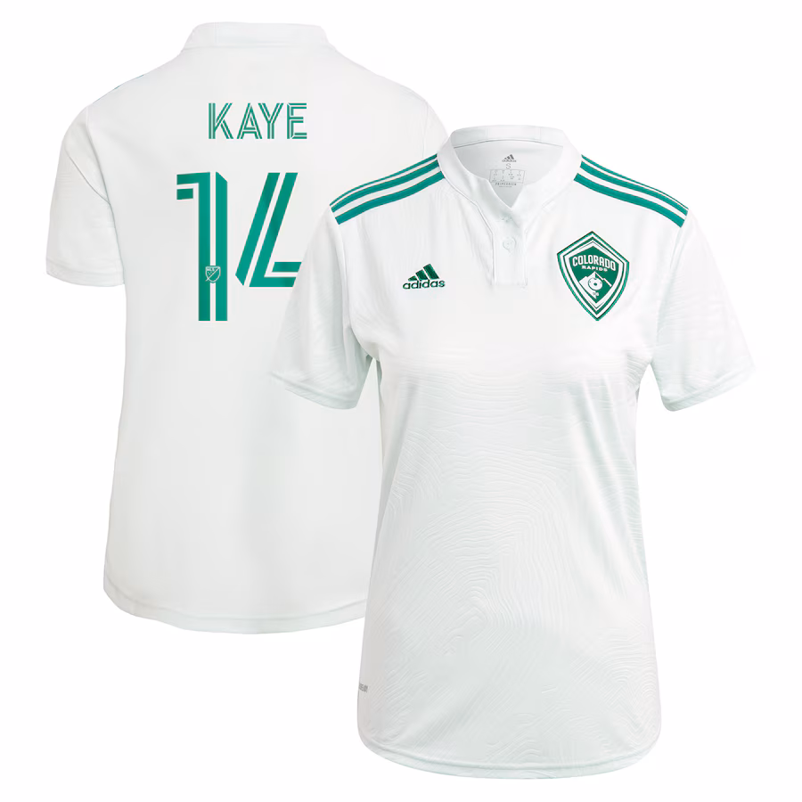 Women's Colorado Rapids Mark-Anthony Kaye adidas Green 2021 Class Five Replica Player Jersey - Jersey