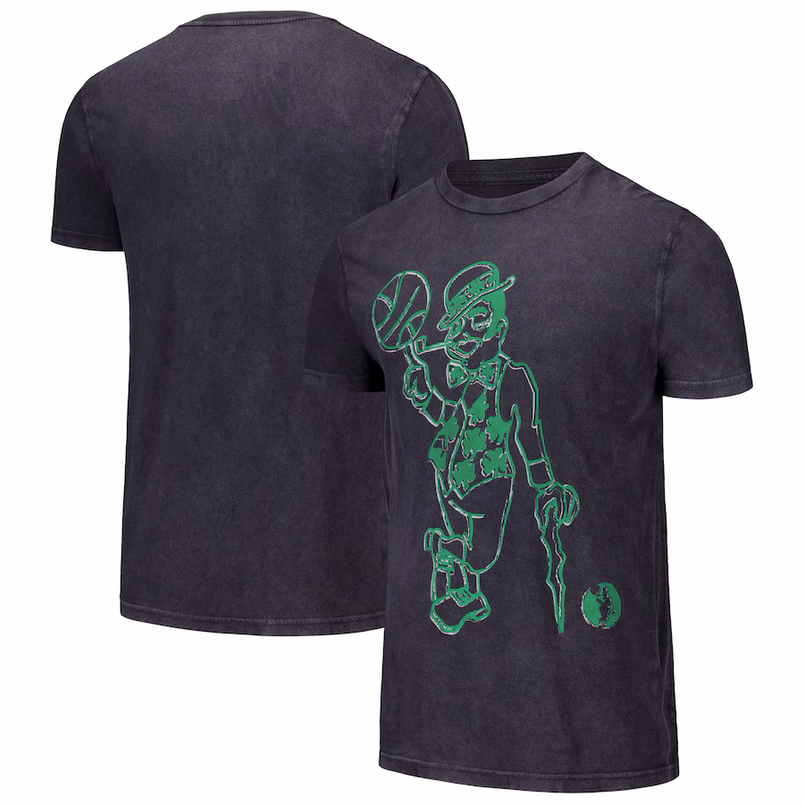 Unisex Boston Celtics Stadium Essentials Black Vintage T-Shirt - Jersey