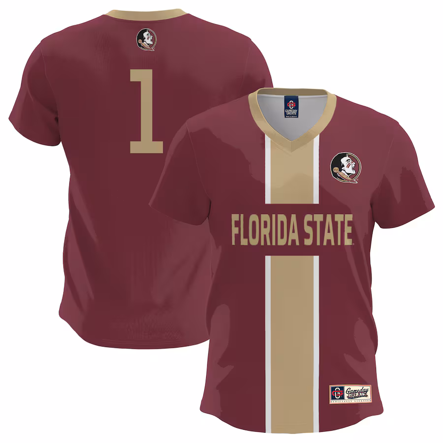Men's GameDay Greats  Garnet Florida State Seminoles Lightweight Soccer Fashion Jersey - Jersey