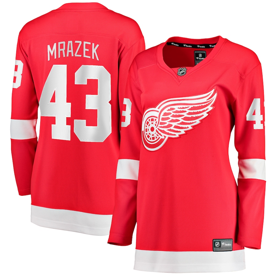 Women's Detroit Red Wings Petr Mrazek Fanatics Red Home Breakaway Player Jersey - Jersey