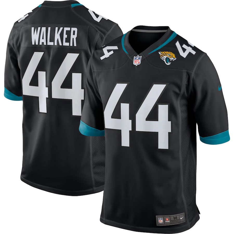 Men's Jacksonville Jaguars Travon Walker Nike Black Player Game Jersey - Jersey