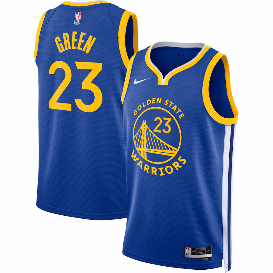 Unisex Golden State Warriors Draymond Green Nike Royal Swingman Jersey - Icon Edition - Jersey