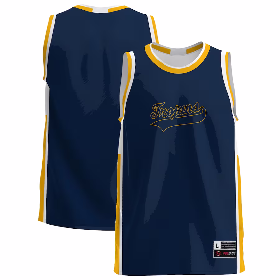 Central Alabama Community College Trojans GameDay Greats Youth  Lightweight Basketball Jersey - Navy - Jersey