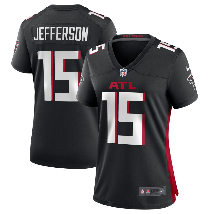Women's Atlanta Falcons Van Jefferson Nike  Black  Game Jersey - Jersey