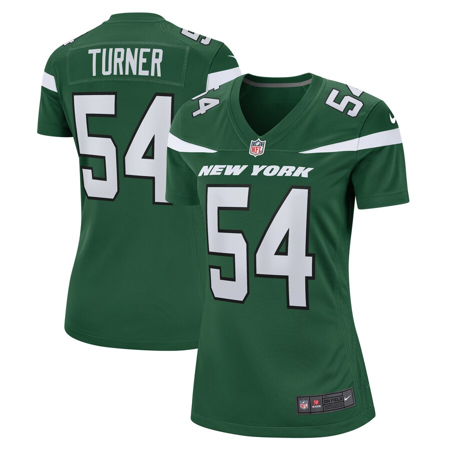 Women's New York Jets Billy Turner Nike Gotham Green  Game Jersey - Jersey