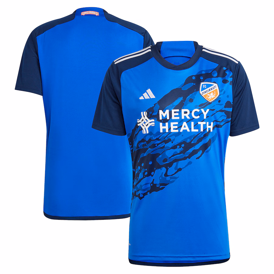 Men's FC Cincinnati adidas Blue 2023 River Kit Replica Jersey - Jersey
