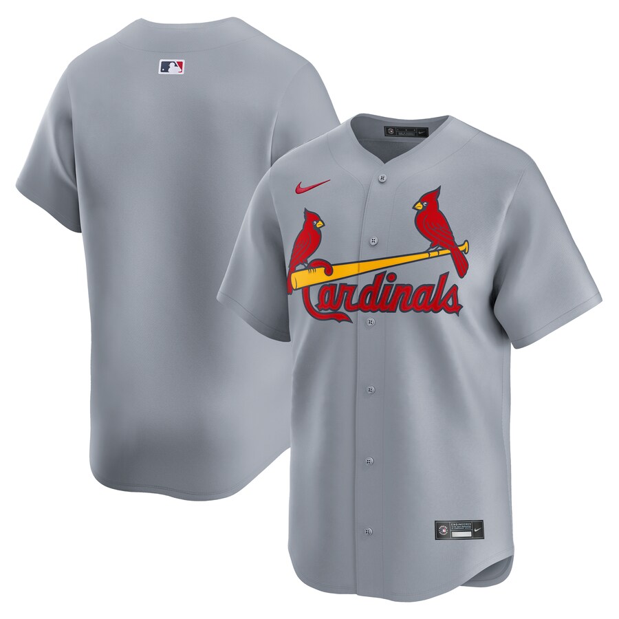 Men's St. Louis Cardinals  Nike Gray Away Limited Jersey - Jersey
