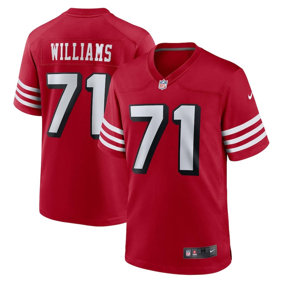 Men's San Francisco 49ers Trent Williams Nike Scarlet Alternate Game Jersey - Jersey