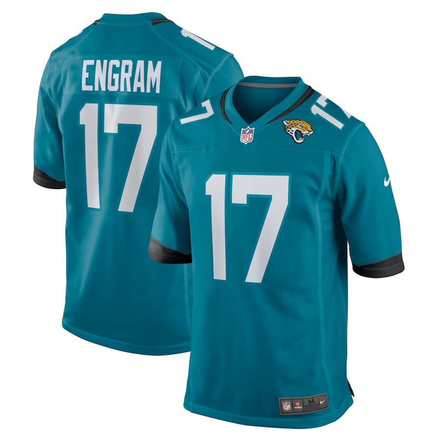Men's Jacksonville Jaguars Evan Engram Nike Teal Game Jersey - Jersey