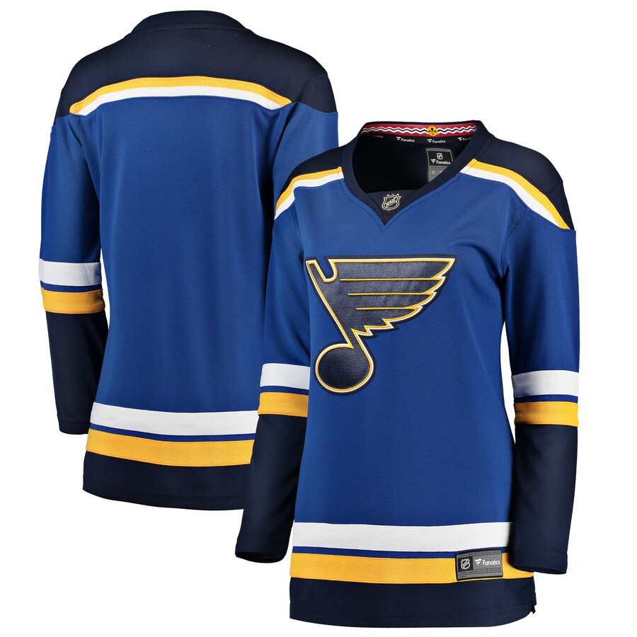 Women's St. Louis Blues Fanatics Branded Blue Breakaway Home Jersey - Jersey