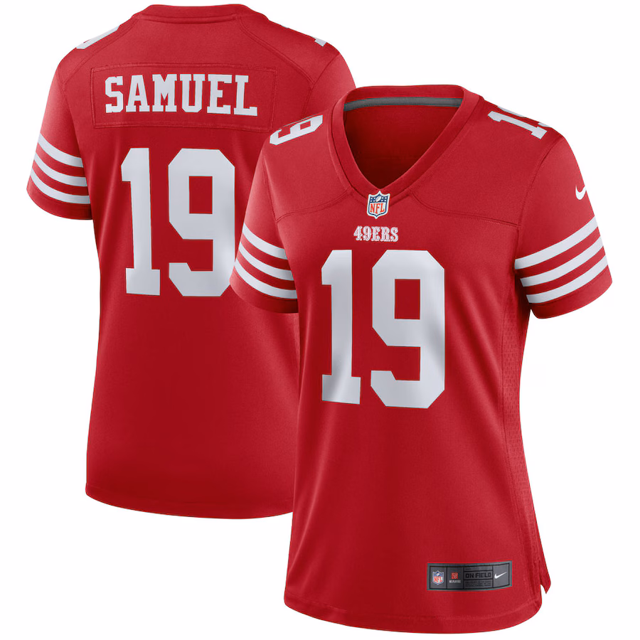 Women's San Francisco 49ers Deebo Samuel Nike Scarlet Player Jersey - Jersey