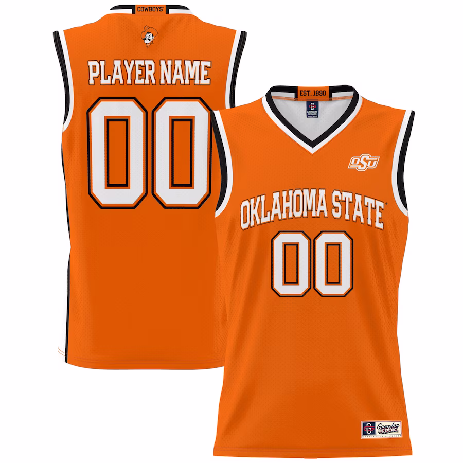 Oklahoma State Cowboys GameDay Greats Men's NIL Pick-A-Player Lightweight Basketball Jersey - Orange - Jersey