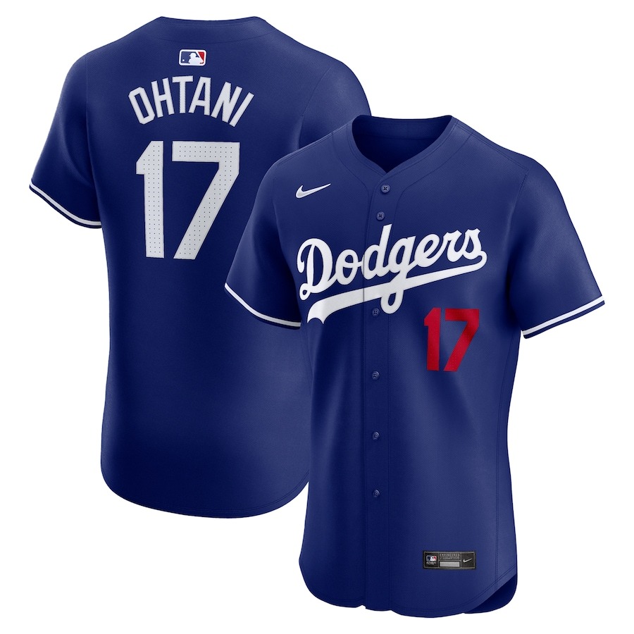 Men's Los Angeles Dodgers Shohei Ohtani Nike Royal Alternate Elite Jersey - Jersey