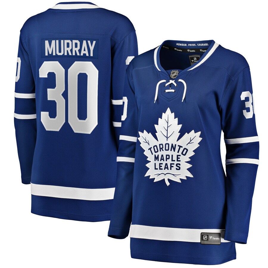 Women's Toronto Maple Leafs Matt Murray Fanatics Branded Blue Home Breakaway Player Jersey - Jersey