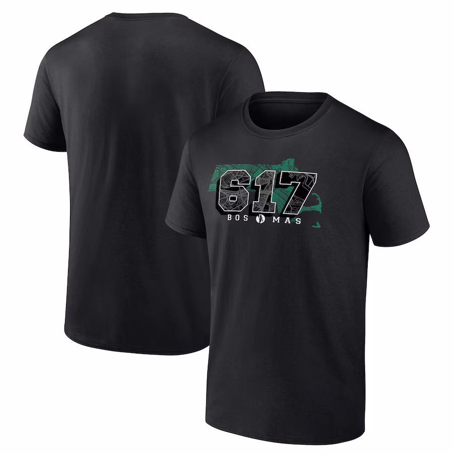 Men's Boston Celtics  Black Core Hometown Launch T-Shirt - Jersey