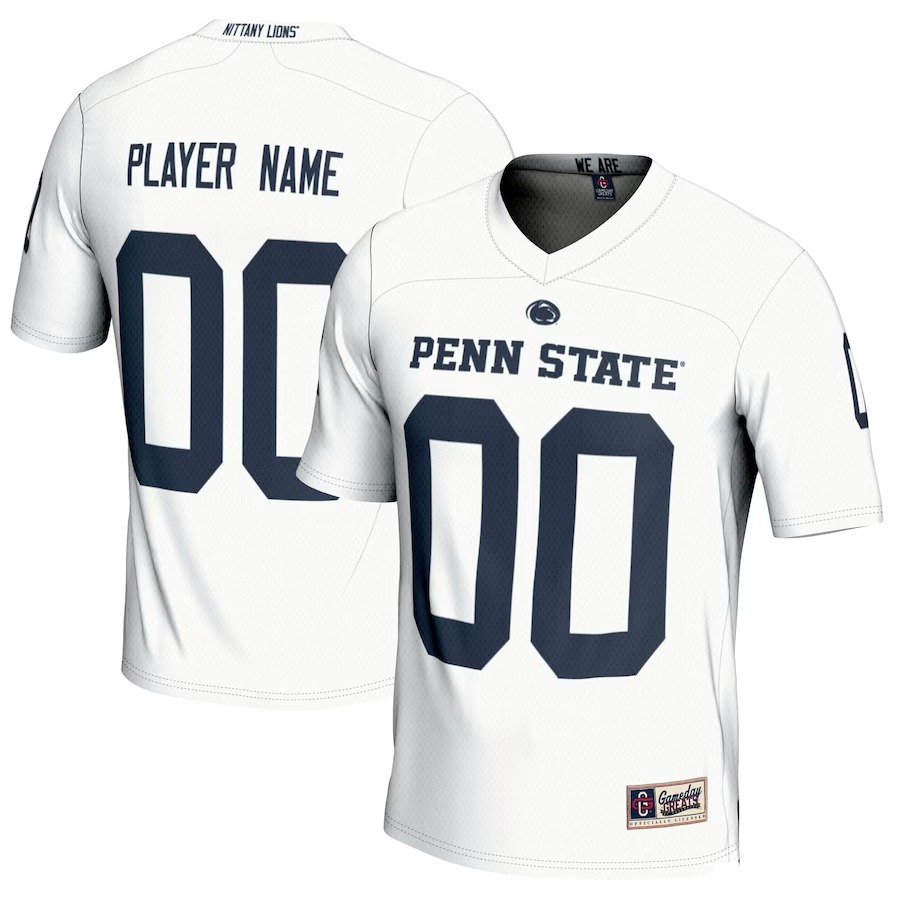 Penn State Nittany Lions GameDay Greats Youth NIL Pick-A-Player Football Jersey - White - Jersey