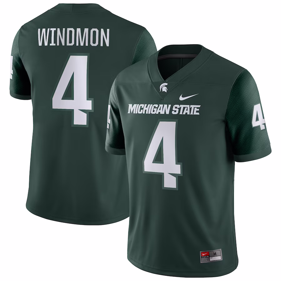 Jacoby Windmon Michigan State Spartans Nike Player Game Jersey - Green - Jersey