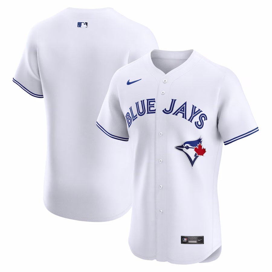 Men's Toronto Blue Jays Nike White Home Elite Jersey - Jersey